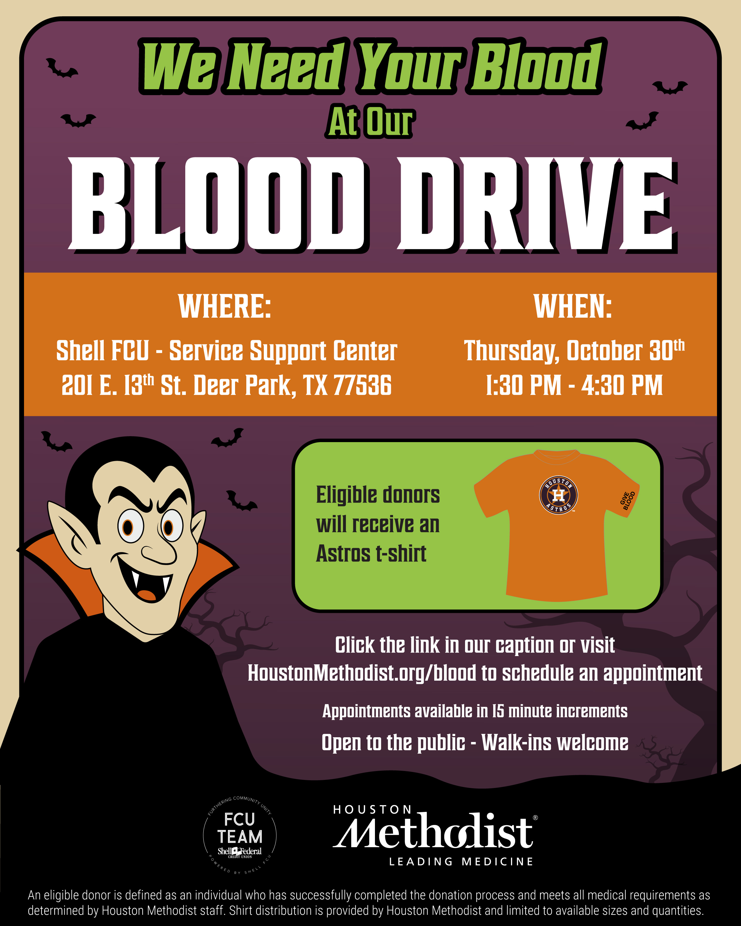 Houston Methodist Blood Drive